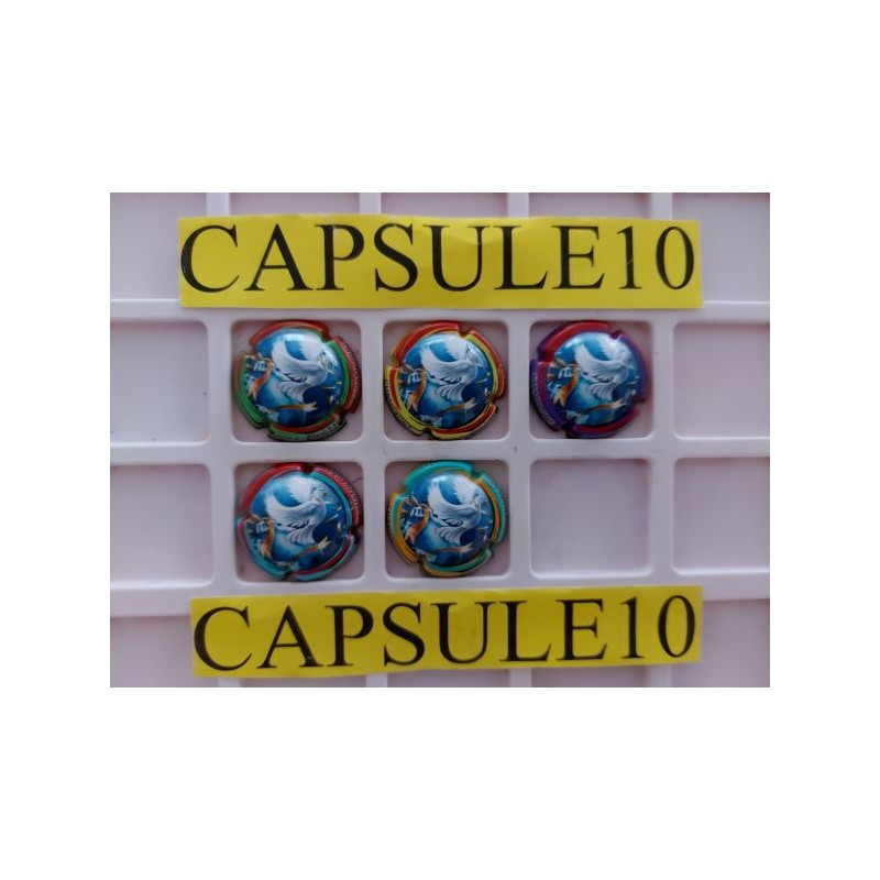 PUZZLE lettres C H A M P A G N E vert Série de  9 New capsules  Générique 